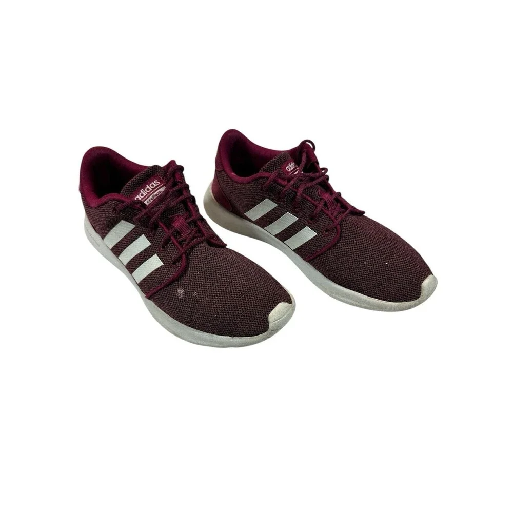 Adidas Cloudfoam Women's Shoes  Sz 8 QT Racer Running Burgundy